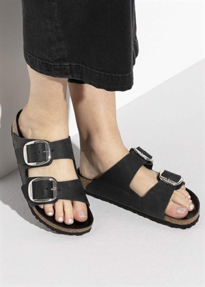 Arizona big buckle LEOI Black Birkenstock 